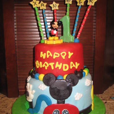 Xander's Mickey Cake!