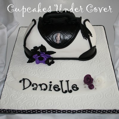 White And Black Purse