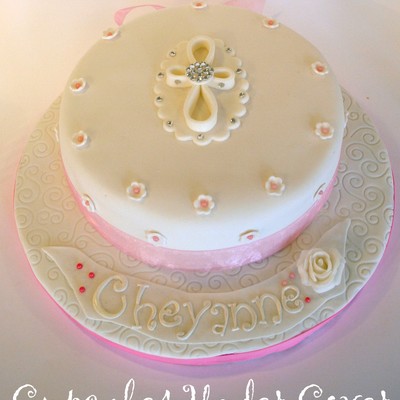 Baptism Cake