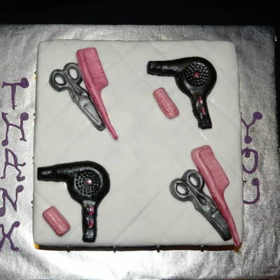 Hair Stylist Cake