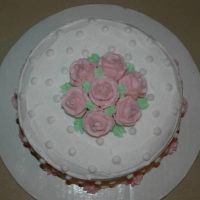 First Cake Rose Cake