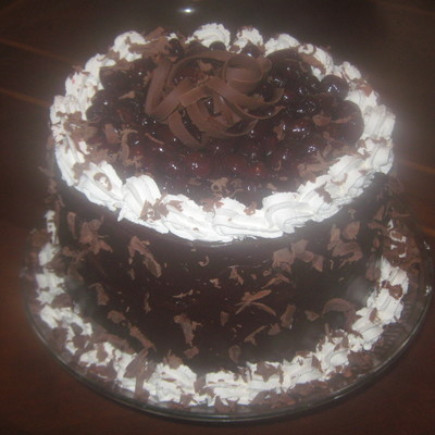 Black Forest Brandy Cake