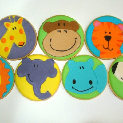 Jungle Animal Cookies