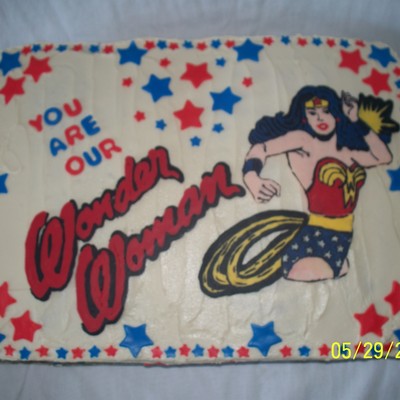 Wonder Woman Graduation Cake - Sweet Indulgences - Il