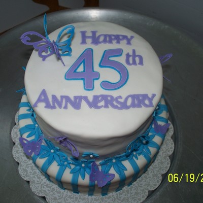 45Th Sapphire Anniversary Butterfly