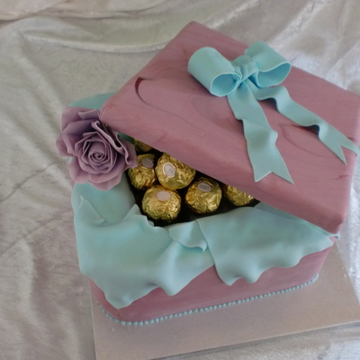 Chocolate Box With Flower