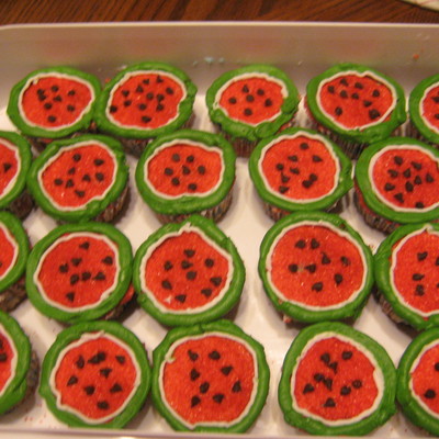 Watermelon Cupcakes