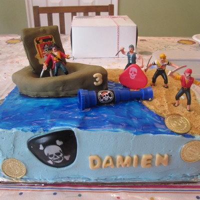 Pirate Birthday Cake
