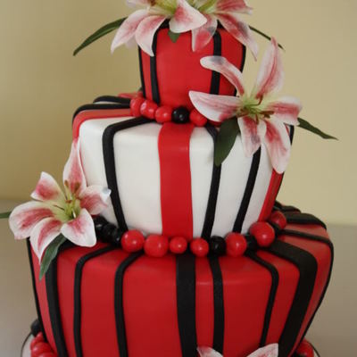 Red/white And Black Whimsical