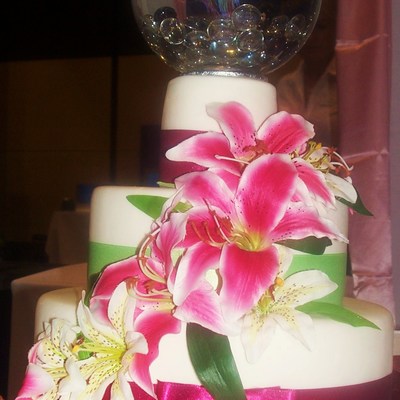 Fish Bowl Wedding Cake