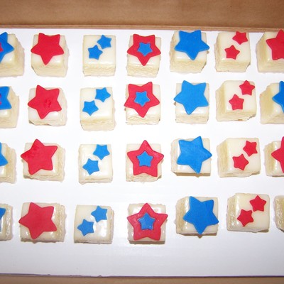 Patriotic Petit Fours