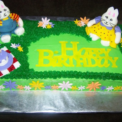 Max And Ruby Birthday Cake