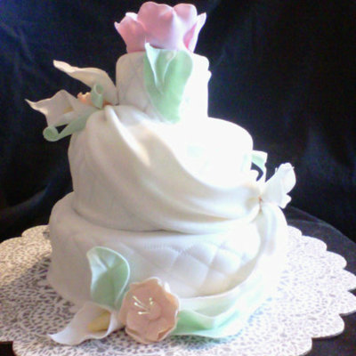 Medium Sized Wedding Cake