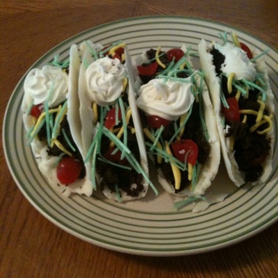 Taco "cupcakes"
