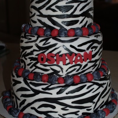 Zebra Print W/ Hot Pink