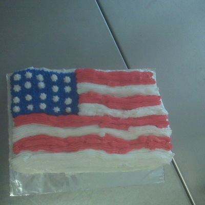 Ice Cream Flag Cake