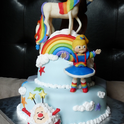 Rainbow Brite & Star Wars Cake