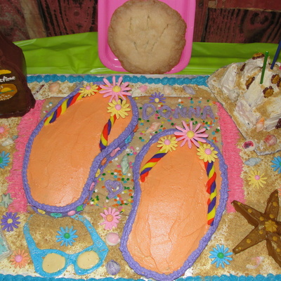 Flip Flops On The Beach
