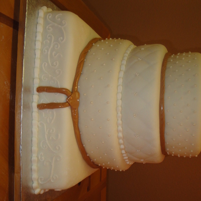Western 4 Tier Cake