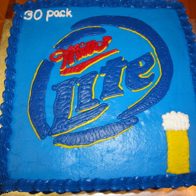 Miller Lite Cake