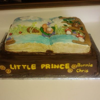 Baby Book Cake