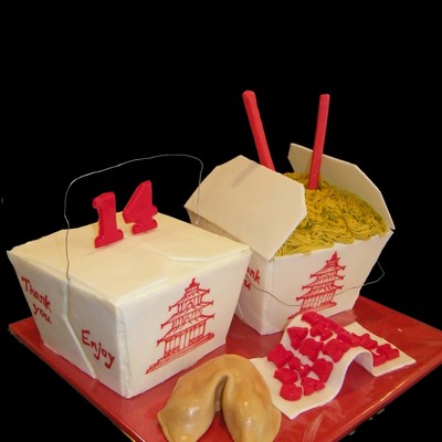 Chinese Take-Out Cake