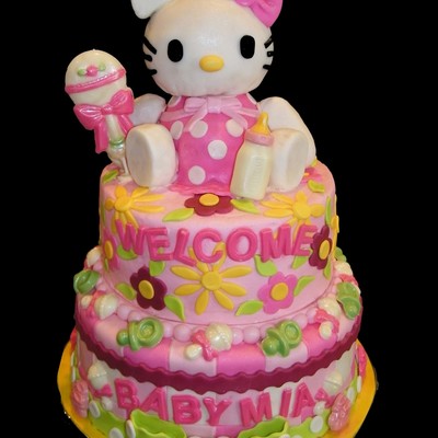 Pregokitty Babyshower Cake