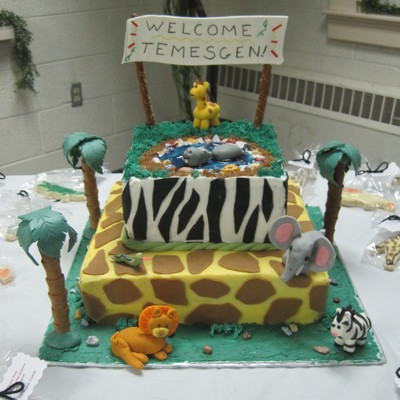 African-Themed Cake