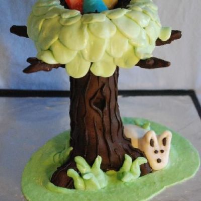 Easter Magic Tree Cake