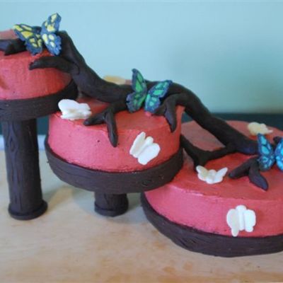 Butterfly Tree Cake