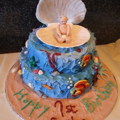 Under The Sea 1St Birthday Cake