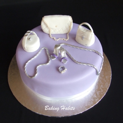 Handbag And Shoe Cake