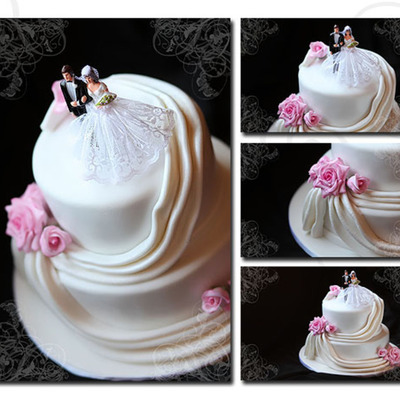 Rose Wedding Cake