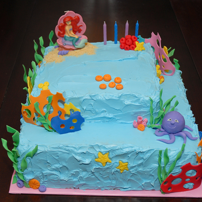 Little Mermaid Cake