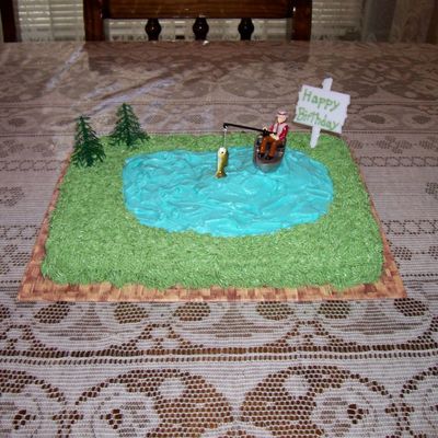 Fishing Birthday Cake