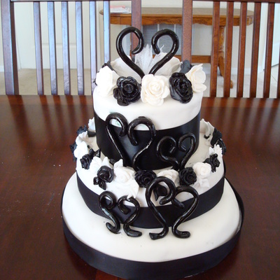 Black & White Cake