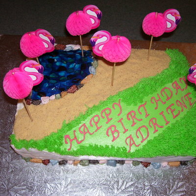 Flamingo Cake