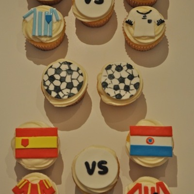 World Cup Cupcakes