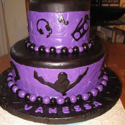 Hip Hop Dance Birthday Cake