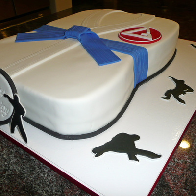 Jui-Jitsu Birthday Cake