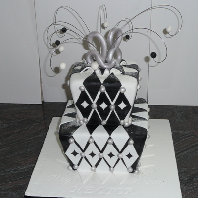 Explosion Birthday Cake