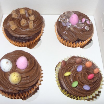 Easter Chocolate Cupcakes