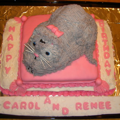 Happy Birthday Cat Cake