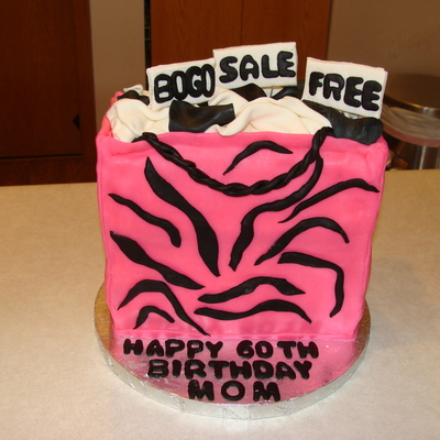 Shopping Bag Cake