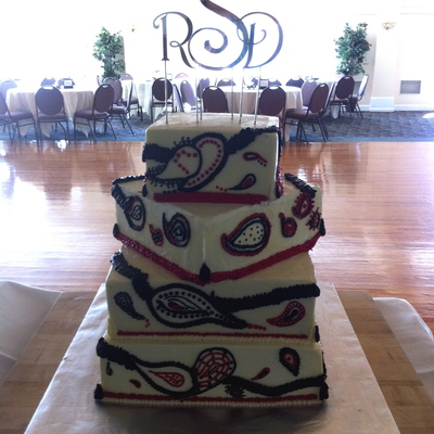 Paisley Wedding Cake