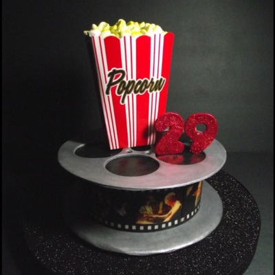 Movie Reel Cake