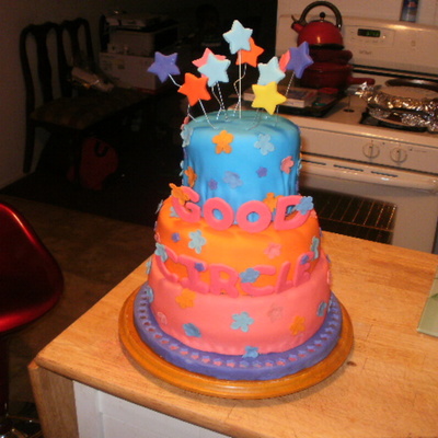 Whimsical Cake For A Church Function.