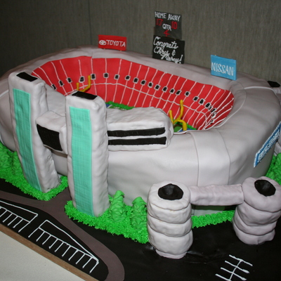 Giants Stadium Grooms Cake