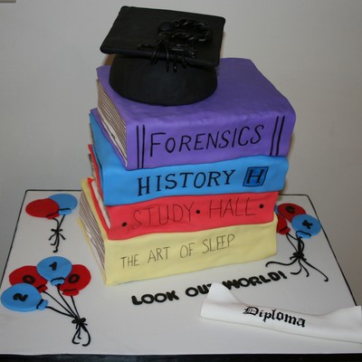 Stack Of Books Graduation