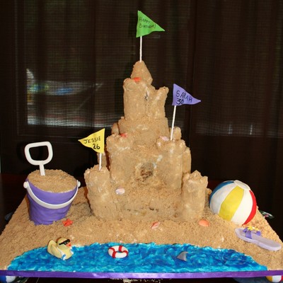 Beach Party Sand Castle
